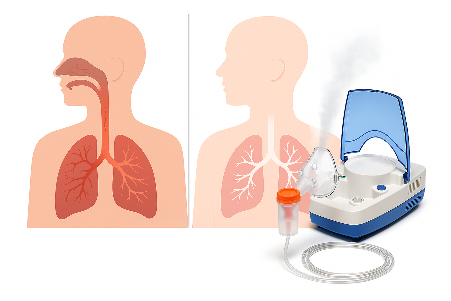 Luchtwegen vernevelen inhaleren