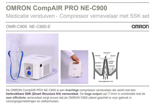 Vernevelapparaat Omron Luchtwegvrij
