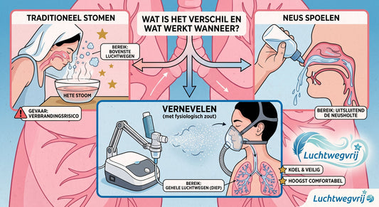 Stomen, spoelen of vernevelen?