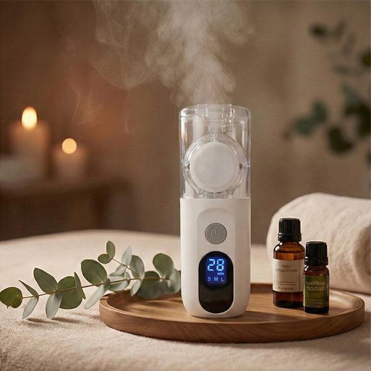 Vernevelaar met display bij hoest en verkoudheid